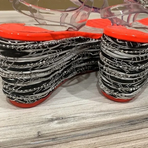 Sophia Webster Suki Jelly Platform Wedge Sandal - Picture 6 of 9